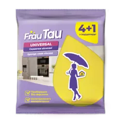 Салфетки вискозные Frau Tau Universal 4+1 шт (4820263230961) Салфетки вискозные Frau Tau Universal 4+1 шт (4820263230961)