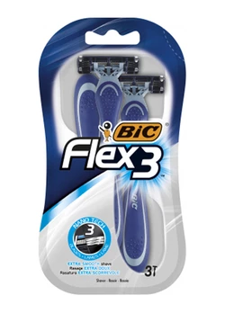 Набор бритв без сменных картриджей BIC Flex 3 (3 шт) (3086123363786) Набор бритв без сменных картриджей BIC Flex 3 (3 шт) (3086123363786)