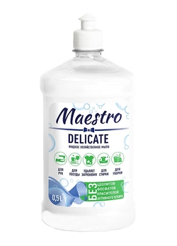 Жидкое мыло Мaestro Delicate 500мл (4820195505090) Жидкое мыло Мaestro Delicate 500мл (4820195505090)
