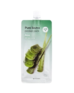 Маска ночная с алоэ Missha Pure Source Pocket Pack Aloe 10 мл (8806185781800) Маска ночная с алоэ Missha Pure Source Pocket Pack Aloe 10 мл (8806185781800)
