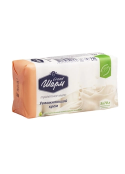Мыло твердое Grand Шарм Увлажняющий крем 5x70 г (4820195500569) Мыло твердое Grand Шарм Увлажняющий крем 5x70 г (4820195500569)