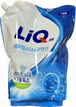 Средство Aekyung LIQ Baking Soda & Citric Acid Liquid Laundry Detergent для стирки с содой и лимонной кислотой 2 л (8801046405642) Средство Aekyung LIQ Baking Soda & Citric Acid Liquid Laundry Detergent для стирки с содой и лимонной кислотой 2 л (8801046405642)