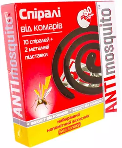 Спирали Antimosquito от комаров (4820055141376) Спирали Antimosquito от комаров (4820055141376)
