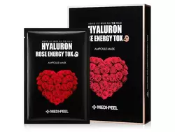Омолаживающая маска MEDI-PEEL Hyaluron Rose Energy Tox Ampoule Mask для лица с розой 10шт (8809409343747) Омолаживающая маска MEDI-PEEL Hyaluron Rose Energy Tox Ampoule Mask для лица с розой 10шт (8809409343747)