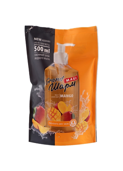 Жидкое мыло Grand Шарм Maxi Манго 500 мл (дой-пак) (4820195504116) Жидкое мыло Grand Шарм Maxi Манго 500 мл (дой-пак) (4820195504116)
