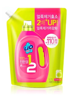Жидкое средство для стирки Aekyung LiQ Thick Gel 1/2 (Запаска) 1,7 л (8801046346716) Жидкое средство для стирки Aekyung LiQ Thick Gel 1/2 (Запаска) 1,7 л (8801046346716)