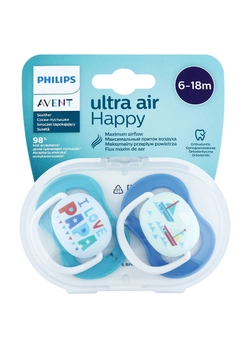 Силиконовая пустышка philips avent ultra air "i love…" 6-18 мес. для мальчиков 2 шт. (scf080/03) (8710103949251) Силиконовая пустышка philips avent ultra air "i love…" 6-18 мес. для мальчиков 2 шт. (scf080/03) (8710103949251)