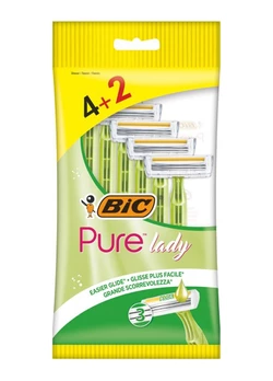 Набор бритв без сменных картриджей BIC pure 3 lady (4+2 шт) (3086126727370) Набор бритв без сменных картриджей BIC pure 3 lady (4+2 шт) (3086126727370)