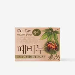 Мыло-скраб для тела Lion Rice Day Scrub Body Chestnut Soap, 100 г (8806325615125) Мыло-скраб для тела Lion Rice Day Scrub Body Chestnut Soap, 100 г (8806325615125)