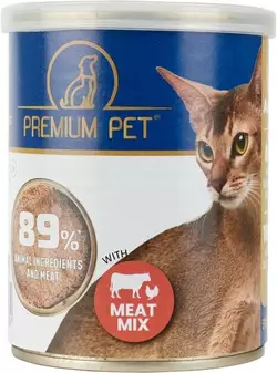 Паштет PREMIUM PET для взрослых кошек Мясное ассорти 360г*8шт (2000005112252) Паштет PREMIUM PET для взрослых кошек Мясное ассорти 360г*8шт (2000005112252)