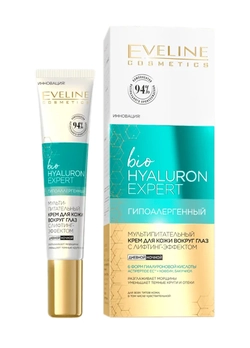 Мульти-Питательный крем для кожи вокруг глаз eveline cosmetics bio hyaluron expert (20 мл) (5903416007104) Мульти-Питательный крем для кожи вокруг глаз eveline cosmetics bio hyaluron expert (20 мл) (5903416007104)