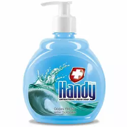 Жидкое мыло Handy Ocean Fresh with Glycerin Антибактериальное 500 мл (5900308771747) Жидкое мыло Handy Ocean Fresh with Glycerin Антибактериальное 500 мл (5900308771747)