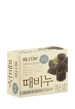 Мыло-скраб для тела Lion Riceday древесный уголь, 100 гр (8806325615132) Мыло-скраб для тела Lion Riceday древесный уголь, 100 гр (8806325615132)