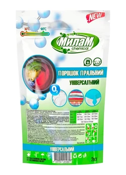 Стиральный порошок Милам Chemical Universal 2 кг (4820152291080) Стиральный порошок Милам Chemical Universal 2 кг (4820152291080)