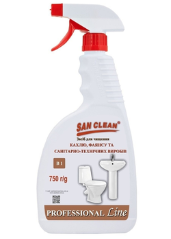 Средство San Clean Prof Line для удаления плесени и грязи 750 г (4820003544211) Средство San Clean Prof Line для удаления плесени и грязи 750 г (4820003544211)