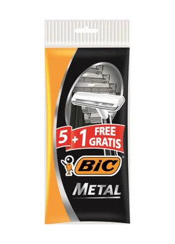 Набор бритв без сменных картриджей bic metal (5 +1 шт) (3086126766171) Набор бритв без сменных картриджей bic metal (5 +1 шт) (3086126766171)