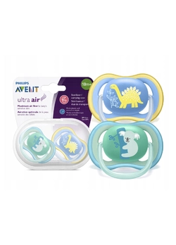 Силиконовая пустышка philips avent ultra air 18+ мес для мальчиков 2 шт (scf349/11) (8710103896142) Силиконовая пустышка philips avent ultra air 18+ мес для мальчиков 2 шт (scf349/11) (8710103896142)