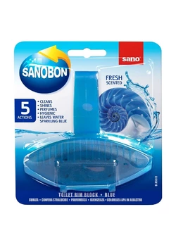 Туалетный блок Sano Синий (55 г) (7290010935635) Туалетный блок Sano Синий (55 г) (7290010935635)