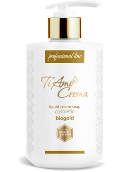 Жидкое крем-мыло Ti Amo Crema с биозолотом 400 мл (4820195505960) Жидкое крем-мыло Ti Amo Crema с биозолотом 400 мл (4820195505960)