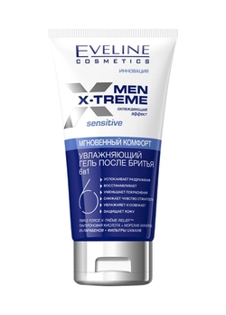 Увлажняющий гель после бритья 6в1 men x-treme Sensetive Eveline 150мл (5901761933147) Увлажняющий гель после бритья 6в1 men x-treme Sensetive Eveline 150мл (5901761933147)