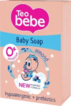 Мыло детское Teo Bebe Sensitive Almond Oil & vitamin E 75г (3800024045257) Мыло детское Teo Bebe Sensitive Almond Oil & vitamin E 75г (3800024045257)