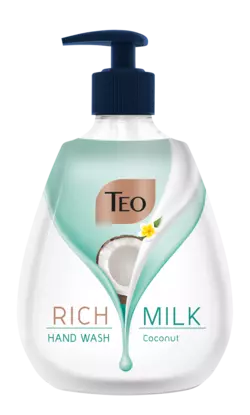 Жидкое мыло Teo Rich Milk Coconut с дозатором 400 мл (3800024045165)