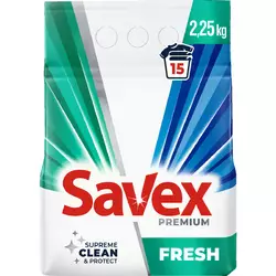 Стиральный порошок Savex Premium Fresh 2.25 кг (3800024047909) Стиральный порошок Savex Premium Fresh 2.25 кг (3800024047909)