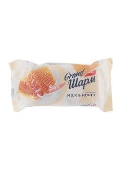 Крем-мыло туалетное твердое МОЛОКО и МЕД Grand Шарм (MAXI) 125г (4820195507155) Крем-мыло туалетное твердое МОЛОКО и МЕД Grand Шарм (MAXI) 125г (4820195507155)