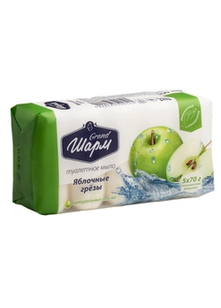 Мыло жесткое Grand Шарм Яблочные мечты 5x70 г (4820195500545) Мыло жесткое Grand Шарм Яблочные мечты 5x70 г (4820195500545)