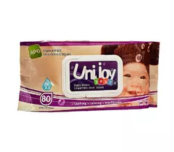 Влажные детские салфетки UNIJOY 80 шт (6973920542339) Влажные детские салфетки UNIJOY 80 шт (6973920542339)