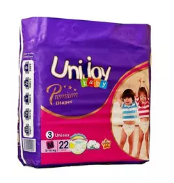 Подгузники UNIJOY Premium 22 шт М 6-9 кг (6973920541028) Подгузники UNIJOY Premium 22 шт М 6-9 кг (6973920541028)