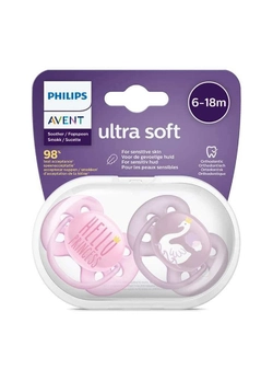 Силиконовая пустышка philips avent ultra soft 6-18 мес. для девочек 2шт. (scf223/02) (8710103938767) Силиконовая пустышка philips avent ultra soft 6-18 мес. для девочек 2шт. (scf223/02) (8710103938767)
