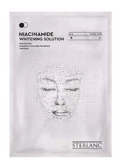 Тканевая маска для лица Steblanc Niacinamide Whitening Solution с ниацинамидом 25 г (8809663752804) Тканевая маска для лица Steblanc Niacinamide Whitening Solution с ниацинамидом 25 г (8809663752804)