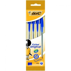 Набор шариковых ручек BIC Cristal Синий 4 шт (3086121601019) Набор шариковых ручек BIC Cristal Синий 4 шт (3086121601019)