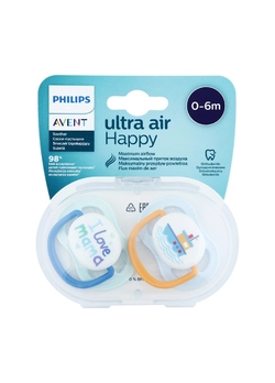 Силиконовая пустышка philips avent ultra air "i love…" 0-6 мес. для мальчиков 2 шт. (scf080/01) (8710103949183) Силиконовая пустышка philips avent ultra air "i love…" 0-6 мес. для мальчиков 2 шт. (scf080/01) (8710103949183)