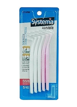 Набор межзубных щеток Lion Systema SSS, 5 шт (8806325608752) Набор межзубных щеток Lion Systema SSS, 5 шт (8806325608752)