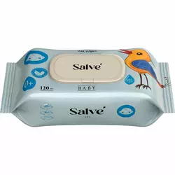 Салфетки влажные Salve детские синие 120 шт (5853954200553) Салфетки влажные Salve детские синие 120 шт (5853954200553)