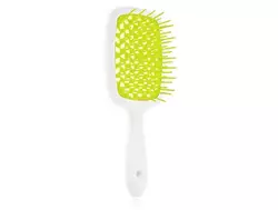 Щетка Janeke Superbrush Белая с желтым (8006060599623) Щетка Janeke Superbrush Белая с желтым (8006060599623)
