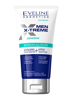 Бальзам после бритья + крем энергетик Eveline Men X-treme Sensitive 150 мл (5901761933130) Бальзам после бритья + крем энергетик Eveline Men X-treme Sensitive 150 мл (5901761933130)