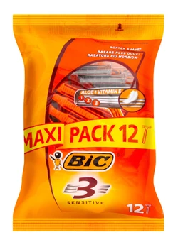 Бритва Bic 3 Sensitive 12 шт (3086123170513) Бритва Bic 3 Sensitive 12 шт (3086123170513)
