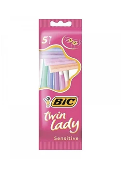 Набор бритв без сменных картриджей BIC Twin Lady (5 шт) (3086127500934) Набор бритв без сменных картриджей BIC Twin Lady (5 шт) (3086127500934)