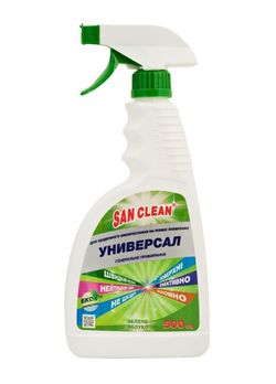 Универсальное средство Сан Клин для генеральной уборки с распылителем Яблоко 500 мл (4820003543030) Универсальное средство Сан Клин для генеральной уборки с распылителем Яблоко 500 мл (4820003543030)