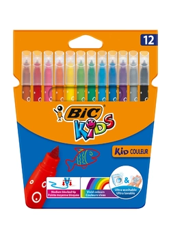 Фломастеры BIC Kid Coleour 12 цветов 12 шт (3270220002727) Фломастеры BIC Kid Coleour 12 цветов 12 шт (3270220002727)