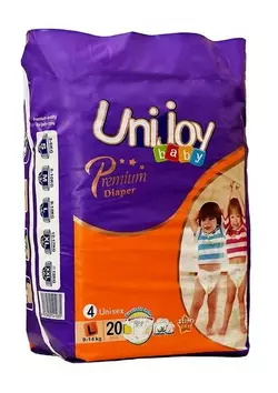 Подгузники UNIJOY Premium 20 шт L 9-14 кг (6973920541035) Подгузники UNIJOY Premium 20 шт L 9-14 кг (6973920541035)