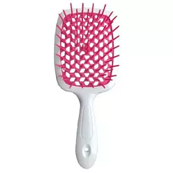 Щетка Janeke Superbrush Белая с фуксией (8006060599647) Щетка Janeke Superbrush Белая с фуксией (8006060599647)