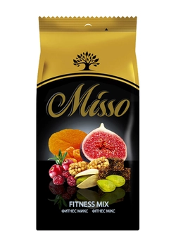 Ассорти сушеных ягод и ядер фисташки Misso Фитнес Микс 125 г (4820146730526) Ассорти сушеных ягод и ядер фисташки Misso Фитнес Микс 125 г (4820146730526)