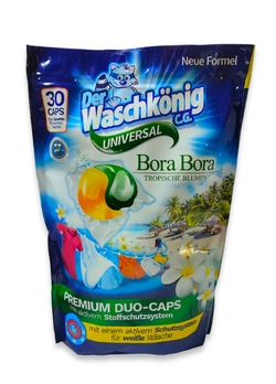 Капсулы для стирки Waschkonig  Universal Bora Bora 30шт*18г (4260418933253) Капсулы для стирки Waschkonig  Universal Bora Bora 30шт*18г (4260418933253)
