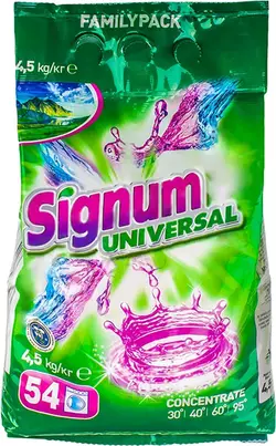 Порошок для стирки Signum Universal 4.5 кг (5900308778418) Порошок для стирки Signum Universal 4.5 кг (5900308778418)