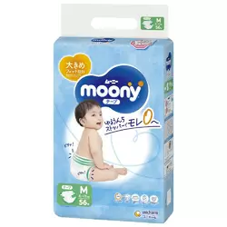 Подгузники детские Moony Unicharm Размер M 6-11 кг, 56 шт (4903111141937) Подгузники детские Moony Unicharm Размер M 6-11 кг, 56 шт (4903111141937)