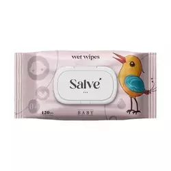 Салфетки влажные Salve детские розовые 120шт (5853954200560) Салфетки влажные Salve детские розовые 120шт (5853954200560)